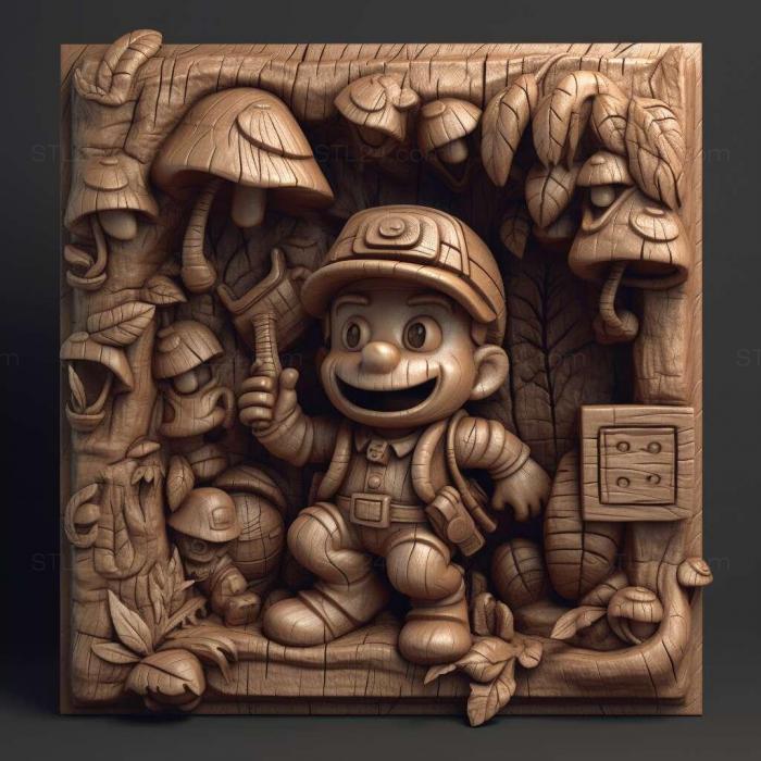 Games (Spelunky 4, GAMES_29804) 3D models for cnc